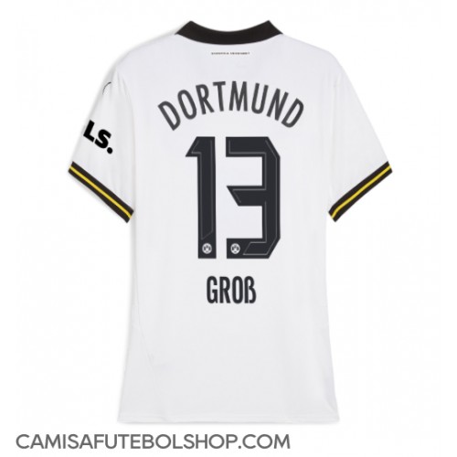 Camisa de time de futebol Borussia Dortmund Pascal Gross #13 Replicas 3º Equipamento Feminina 2024-25 Manga Curta